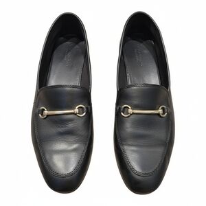 Vagabond Heidi Horsebit Black Leather Loafers